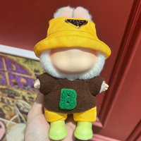 Vêtements de poupée en peluche unisexe Bubu Fashion de 17 cm, jouet en coton, robe salopette de dessin animé, échelle 1:3, haute qualité