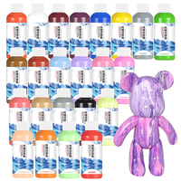 Osbang Haute Qualité 60ml Peinture Acrylique Nouvelle Arrivée Résine Verser Fluide Art 24 Pouces Verser Moyen pour Bricolage Artisanat