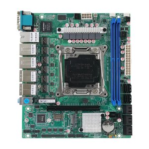 Placa Base C612 LGA2011 para Servidor NAS y Router, 6x2.5GbE I226, 10xSATA, Compatible con Intel Xeon 2650V4 de Bajo Consumo, N5105 Mini - Product Image 3