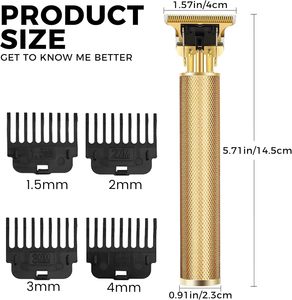 Máquina Cortapelos Profesional Recargable para Hombre, Afeitadora de Barba Eléctrica, Venta al Por Mayor - Product Image 6