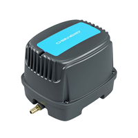Pompe à air haute capacité pour aquarium et bassin à koïs, aération puissante avec débit réglable pour l'apport d'oxygène