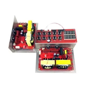 Generator ultrasonik Digital 120W 230V, papan daya sirkuit pembersih suku cadang gigi PCB dengan penyapu