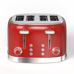 Toasteur à <span class=keywords><strong>pain</strong></span> électrique rétro Andong personnalisé pour 4 tranches en acier inoxydable avec gril - Product Image 2