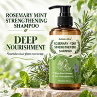 Shampo Penguat Rambut Harian Private Label Menutrisi Rambut dari Akar hingga Ujung dengan Aroma Mint yang Menyegarkan, Cocok untuk Semua Jenis Rambut