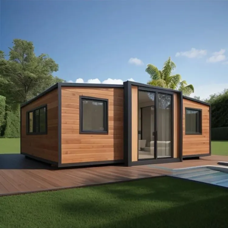 Container Folding House Expandable Modular Home 20Ft 30Ft 40Ft Prefab House Australia Expandable Container House Home Office