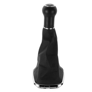 Car Gear <b>Knob</b> Leather Black Ergonomic Volkswagen Golf 4 Bora Manual Transmission <b>Shift</b> <b>Knob</b> Head Accessory - Product Image 3