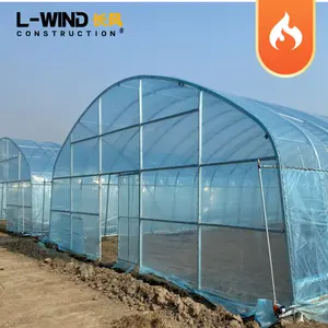 Casa verde agrícola grande filme plástico estufa China fábrica