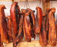 Prix de gros en acier inoxydable bacon viande fumeur HJ-DSH-S50B poulet saucisse fumoir four