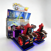 Simulateur de course automobile Toda Cartoon, machine de jeu de conduite à monnayeur, simulateur de course dynamique