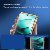 Étui à Rabat en Cuir pour Redmi Note 14 / Pro / Plus 14C Turbo 4 K80/K80PRO avec Coque Magnétique en Métal et Verre Trempé 360 pour Lentille