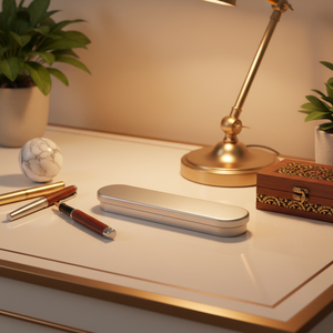 Caja de Metal Rectangular Delgada de 177x38x16mm - Ecológica y Reciclable <span class=keywords><strong>para</strong></span> Cosméticos, Lápices, Rebanadas de Pastel, Dulces de Boda, Chocolate - Product Image 3