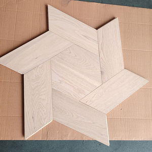 Parquet en <span class=keywords><strong>bois</strong></span> d'ingénierie en chêne européen, forme de fleur, parquet en <span class=keywords><strong>bois</strong></span> de chêne - Product Image 2