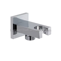 Système de douche encastré mural populaire, en acier inoxydable 304 chromé, avec pomme de douche pluie douce et douchette à main