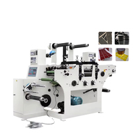 Machine de découpe rotative à lit plat avec refendeuse et rembobineuse rouleau à rouleau, dotée de composants essentiels (engrenages et moteur)