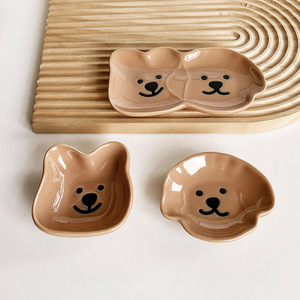 ชุดจานซอสเซรามิคลายการ์ตูนน้องหมาน่ารัก สำหรับใช้ในงานปาร์ตี้หม้อไฟ - Product Image 3