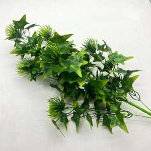 ต้นไม้ประดิษฐ์สีเขียวในช่อดอกไม้ขนาดใหญ่ ดอกอ็อกซาลิส สำหรับงานแต่งงาน เทศกาล ตกแต่งบ้าน ห้องนั่งเล่น กิ่งก้านไม้ประดับสวน - Product Image 2