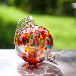 Bolas de Navidad manchado de vidrio soplado a mano accesorios de decoración del hogar de vidrio - Product Image 3