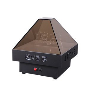 Wan Zhan <b>Bar</b> Sign LED Rechargeable <b>Square</b> Acrylic Luminous Quick Sand Director VIP <b>Table</b> Lamp - Product Image 5