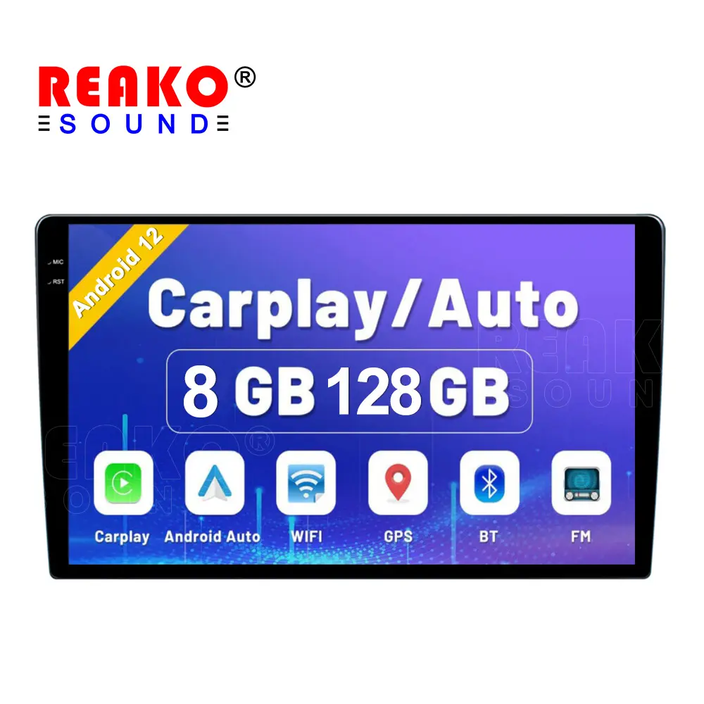 TS10 Android Autoradio 2K Bildschirm Android 13 9,5 Zoll GPS 4G Wifi 8 128G Carplay FM Touchscreen Autoradio