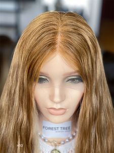 Envío Gratis, Cabello Humano Europeo 100% Virgen, Encaje Transparente HD, Largo de 26 Pulgadas, Súper Ligero, con Mechas, Ondulado, para Mujeres Judías - Product Image 4