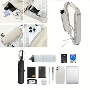 Chaleco de Hidratación para Correr, Ajustable, Ligero y Reflectante, para Hombres y Mujeres, Ideal para Maratón - Product Image 2