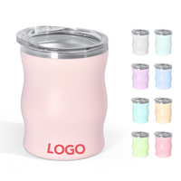 Vaso de Agua Personalizado al por Mayor de Acero Inoxidable de 5oz con Superficie de Plástico, Entrega Rápida, Alta Calidad, para Gimnasio, Oficina, Senderismo y Hogar