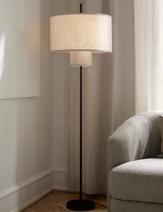 Vloerlamp Japanse Minimalistische Retro Designer Woonkamer Slaapkamer Sofa Hoek Verticale Stof Lamp