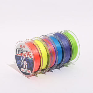 Lunepe Ligne de pêche tressée 150M 0.8mm 8 brins haute résistance multicolore pour la pêche en mer et sur la plage - Product Image 1