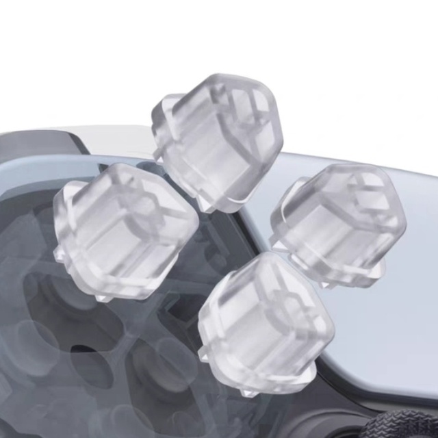 Clear White 4in1 for PS5 Split Dpad Buttons Controller D-Pad Buttons Controller Mod Kit Game Accessories