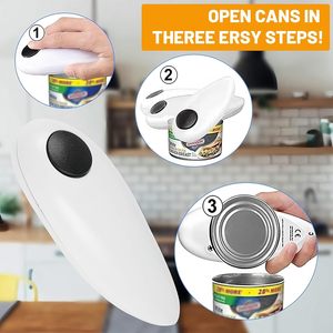 Household Appliances <b>Kitchen</b> Gadgets Accessories Classic Multifunction Easy Automatic Electric Can Jar Opener - Product Image 4