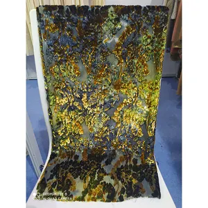 2023 New Arrival Multicolor, Hand Drawing Metallic Jacquard Dirac Somali Velvet Nylon Fabric Ued for Making Saris/