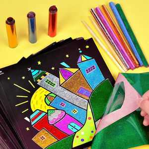 Fai da te Cartoon Magic Transfer Painting Crafts For Kids Arts And Crafts Toys For Children Creative Educational Learning Drawing Toys - Product Image 5