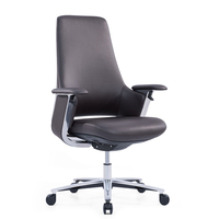 Chaise de bureau de haute qualité, confortable, moderne, simple, réglable, pivotante, ergonomique, en cuir, chaise de bureau administrative
