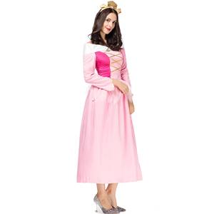 Disfraz de Princesa Hada para Halloween, Vestido de Poliéster Rosa para Actuaciones, Disfraz de TV para Mujer - Product Image 4
