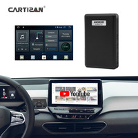 Беспроводная Автомобильная Android 10 CarPlay ai box 4 + 64 ГБ с 4G Youtube Android box мультимедийный плеер Автомобильная интеллектуальная система