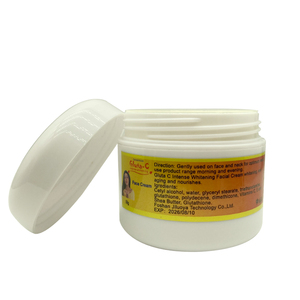 Etiqueta privada Gluta-C 50G Crema facial blanqueadora de la piel La mejor crema de colágeno de vitamina C para el día y la noche Elimina las manchas negras Agua principal - Product Image 6