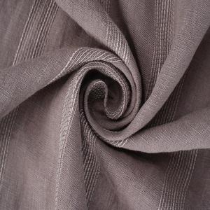 Tissu Jacquard en Lin Pur 100% Tissé à la Main, Écologique et Durable, à Rayures <span class=keywords><strong>Lino</strong></span>, avec Fil Hautement Torsadé, Idéal pour Vêtements et Costumes - Product Image 4