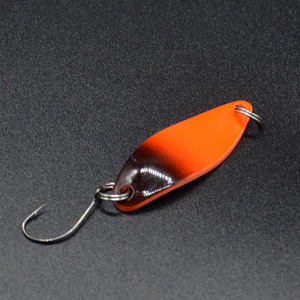Leurre de pêche en métal courbé et coloré de 3,5 g, type cuillère, pour truite, vairon et culter - Product Image 6