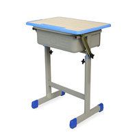 Ensemble de bureau et chaise individuels modernes en métal pour étudiants, fabriqués en Chine, pour salles de classe primaires et bureaux à domicile – Mobilier scolaire