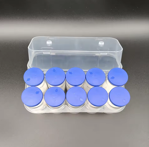 Caja de Plástico Transparente para Viales de 3 ml x 10, Estuche para Péptidos, Paquete de 5 Viales, Polvo Liofilizado, Estuche Portátil para Cosméticos - Product Image 2
