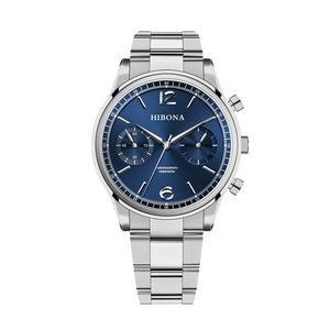 Montres de sport personnalisées avec bracelet en cuir de luxe, acier inoxydable, chronographe Seagull VK64 ST1901, mouvement pour homme - Product Image 6