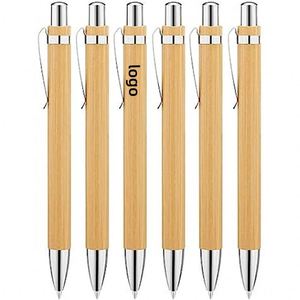 Promotion Eco-friendly Bamboo <b>Ballpoint</b> <b>Pen</b> for Laser Engraving Printing Logo Custom - Product Image 1
