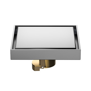 Custom Light Luxury <b>Brushed</b> 304 Stainless Steel Anti-Odor Hidden Floor <b>Drain</b> DN50 for Bathroom Toilet Kitchen Wholesale - Product Image 5