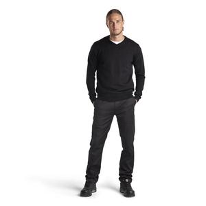 BLAKLADER - 359010739900XS Pull tricoté Noir-EAN 7330509768655 WORK HOODIES - Product Image 3