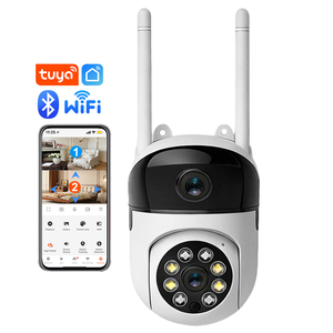 كاميرا واي فاي ذكية من تويا بدقة 6 ميجابكسل بعدسة مزدوجة وشاشتين مع تتبع الحركة البشرية للمراقبة المنزلية والمكتبية كاميرا شبكة آي بي متحركة - Product Image 1