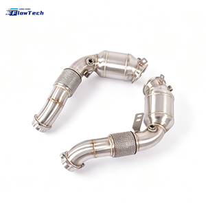 Tubo de Escape de Alto Flujo y Rendimiento para BMW E71 X5M X6M 4.4T S63, Acero Inoxidable 304, con Filtro de 200 Celdas - Product Image 2