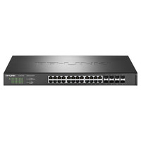 TP-Link Conmutador Ethernet de 24 puertos 2.5GbE Conmutador de red de 2500Mbps con 10G SFP + Concentrador de red de enlace ascendente Divisor de Internet