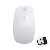 Souris sans fil optique portable silencieuse et rechargeable 2,4 G avec logo personnalisé pour ordinateur de bureau – Vente en gros