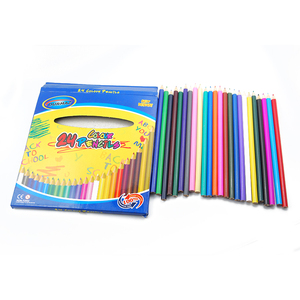 Juego de Lápices de Colores de Madera Ecológicos, <span class=keywords><strong>24</strong></span> Colores para Niños, con Opciones de Logotipo y Forma Personalizados - Product Image 2