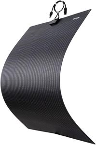Panneau solaire monocristallin ultra-fin flexible 150W, matériau anti-fissuration ultra-pliable pour camping, yacht, marine, toit, balcon - Product Image 2